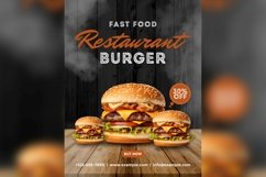 Fast Food Poster Design Template Set 01 Product Image 8