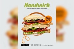 Fast Food Poster Design Template Set 02 Product Image 3