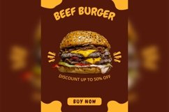 Fast Food Poster Design Template Set 02 Product Image 5