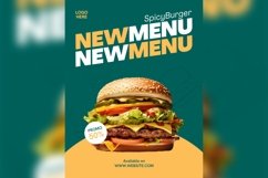 Fast Food Poster Design Template Set 02 Product Image 6