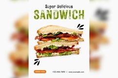 Fast Food Poster Design Template Set 02 Product Image 10