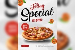 Fast Food Poster Design Template Set 05 Product Image 8