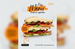 Fast Food Poster Design Template Set 06 Product Image 6