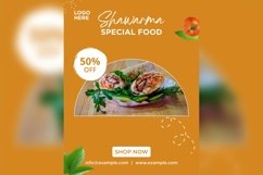 Fast Food Poster Design Template Set 06 Product Image 8