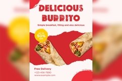 Fast Food Poster Design Template Set 07 Product Image 3