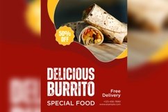 Fast Food Poster Design Template Set 07 Product Image 6