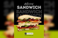Fast Food Poster Design Template Set 07 Product Image 7