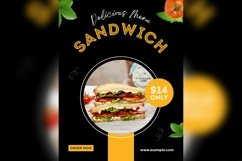 Fast Food Poster Design Template Set 07 Product Image 8