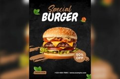 Fast Food Poster Design Template Set 07 Product Image 9