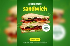 Fast Food Poster Design Template Set 07 Product Image 10