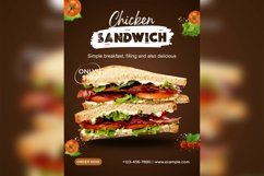 Fast Food Poster Design Template Set 08 Product Image 4