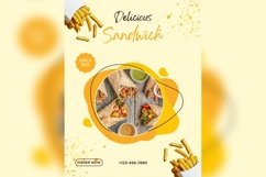 Fast Food Poster Design Template Set 08 Product Image 5