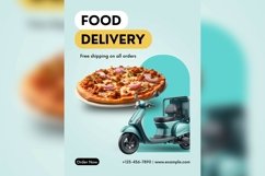 Fast Food Poster Design Template Set 08 Product Image 9