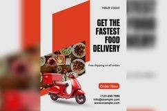 Fast Food Poster Design Template Set 08 Product Image 10