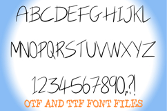 Fast Note Handwriting Alphabet Lettering ABC Scribble Font Product Image 2