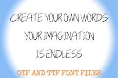 Fast Note Handwriting Alphabet Lettering ABC Scribble Font Product Image 3