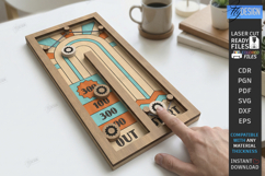 Fast Sling Puck Game Laser Cut | Board Game | Family Games Product Image 1