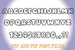 Fat Chunky Alphabet Lettering ABC bouncy Text Font OTF Product Image 2