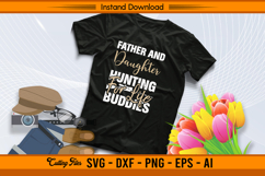 Father Daughter Hunting SVG Partners For Life Design Product Image 2