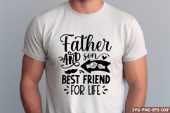 Father and son best SVG, Father&#039;s Day SVG Product Image 1