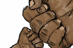 Father And Son Fists | African American | Sublimation Png Product Image 5