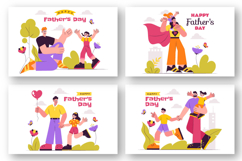 8 Happy Fathers Day Illustration Product Image 3