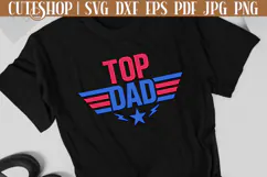 Fathers Day Shirt SVG - Best Dad SVG | Top Dad SVG Product Image 2