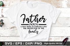 Father noun a man with an SVG - Father&#039;s Day Design Product Image 1