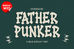 Father Punker - Punk Display Webfont Product Image 1