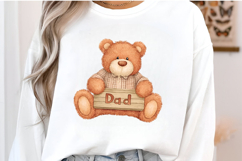 Father's Day Bear Clipart Product Image 2