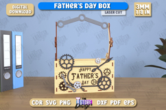 Father&#039;s Day Gift Box | Storage Box | Toolbox Design | CNC Product Image 1