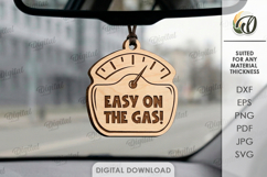 Father's Day Car Charms Bundle Laser Cut. Car Accessory SVG Product Image 7