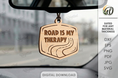 Father's Day Car Charms Bundle Laser Cut. Car Accessory SVG Product Image 9