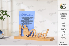 Father&#039;s Day Gift Card Holder Laser Cut. Gift For Dad SVG Product Image 1