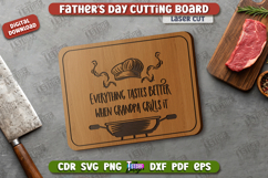 Father&#039;s Day Cutting Boards Laser Cut Bundle, Gift for Dad Product Image 5