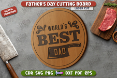 Father&#039;s Day Cutting Boards Laser Cut Bundle, Gift for Dad Product Image 9