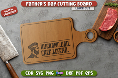 Father&#039;s Day Cutting Boards Laser Cut Bundle, Gift for Dad Product Image 12