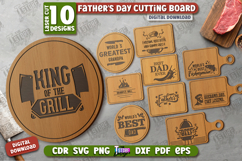 Father&#039;s Day Cutting Boards Laser Cut Bundle, Gift for Dad Product Image 1