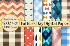 Father's Day Digital Paper Product Image 1