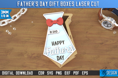 Father’s Day Gift Box | Tie-Shaped Box | Happy Father&#039;s Day Product Image 1
