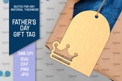 Father's Day Gift Tags Laser Cut Bundle. Gift Hang Tags SVG Product Image 13