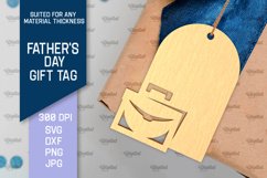 Father's Day Gift Tags Laser Cut Bundle. Gift Hang Tags SVG Product Image 6