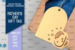 Father's Day Gift Tags Laser Cut Bundle. Gift Hang Tags SVG Product Image 9