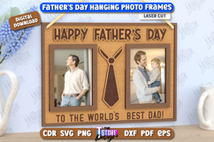 Father&#039;s Day Hanging Frame|Gift Idea |Wall Décor|Photo Frame Product Image 1