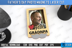 Father’s Day Photo Magnets Laser Cut Bundle,Gift For Dad SVG Product Image 12