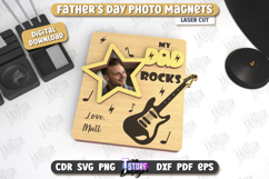 Father’s Day Photo Magnet | Personalized Photo Magnets |Gift Product Image 1