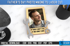 Father’s Day Photo Magnet | Personalized Photo Magnet | Gift Product Image 1