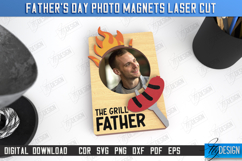 Father’s Day Photo Magnet | Personalized Photo Magnet | Gift Product Image 1