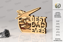 Father&#039;s Day Layered Decor Bundle Laser Cut. Gift For Dad Product Image 21