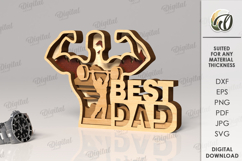 Father&#039;s Day Layered Decor Bundle Laser Cut. Gift For Dad Product Image 17